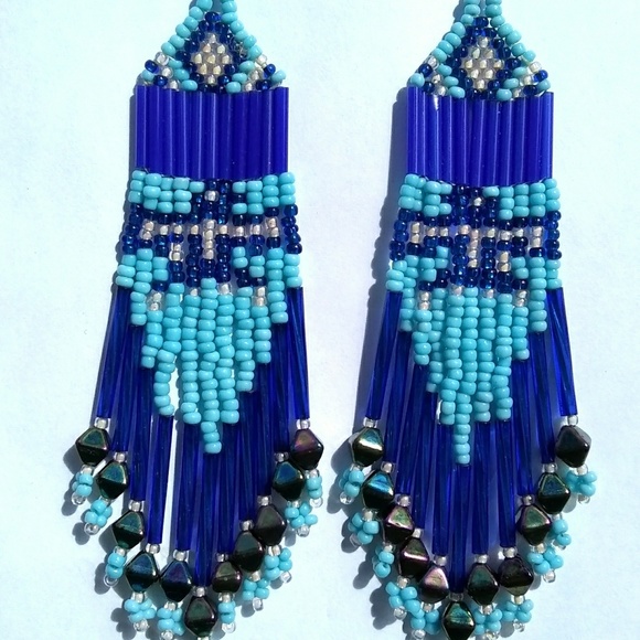 Jewelry - Eagle 🦅 Spirit Bird Beaded Pierced Earrings